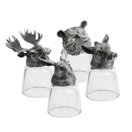 Подарочный набор рюмок-перевёртышей Настоящему мужчине, на 4 персоны, рюмка 50 мл, карты - Дарим красиво фото 3