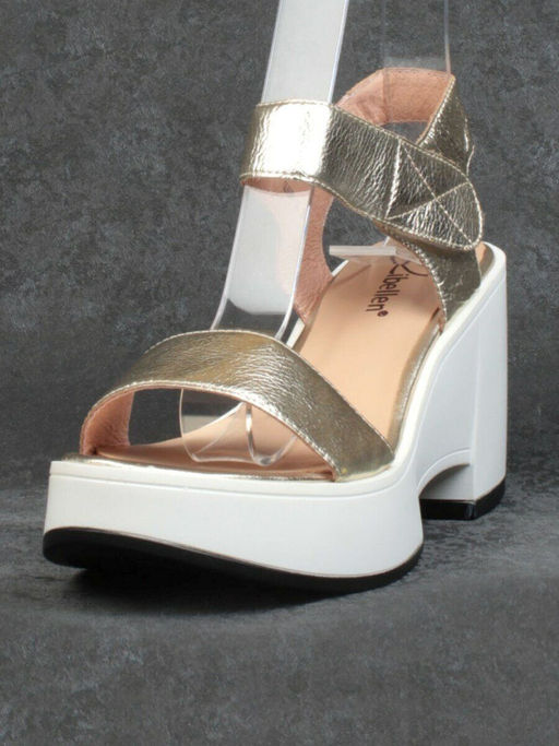 08-QL6989-1A WHITE Босоножки женские (натуральная кожа) - Фабричный китай фото 6