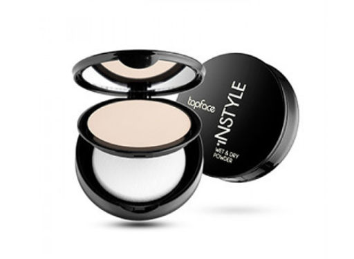 Topface Instyle Пудра шёлковая для лица "Wet & Dry Powder" тон 01, фарфоровый - PT261(10г)