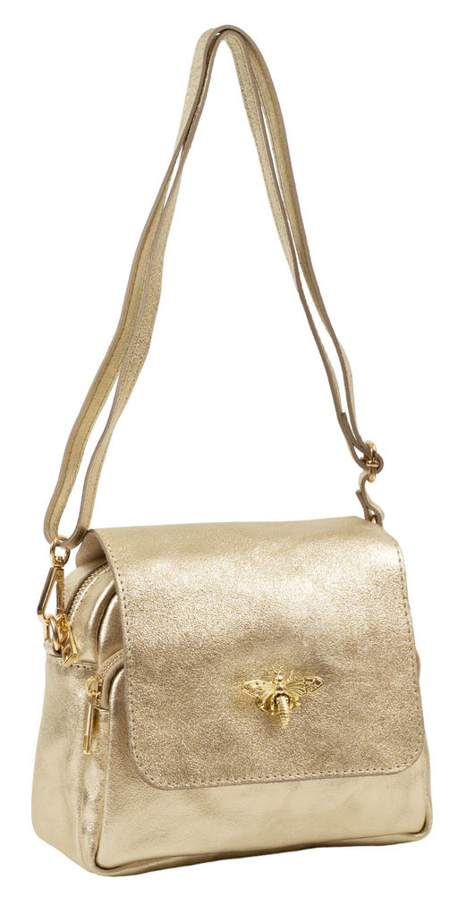 Сумка Sefaro Collection TB-105946 из телячьей кожи золотой фото 3