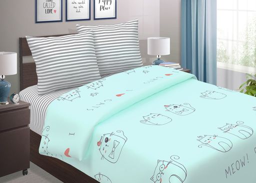 Постельное белье - Поплин Премиум Ля Мурр 2-спальный с Евро простыней - Luteks фото 2