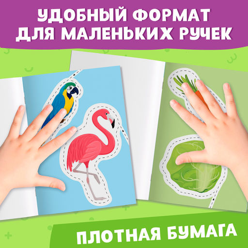 Книжка - вырезалка Мои первые вырезалки. Контуры, 3 уровень, 43 картинки, 3+ - Буква-Ленд фото 5