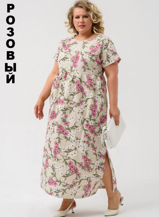 Платье Хлопок 70% Лён 30% Кострома 2 - Оптима фото 74