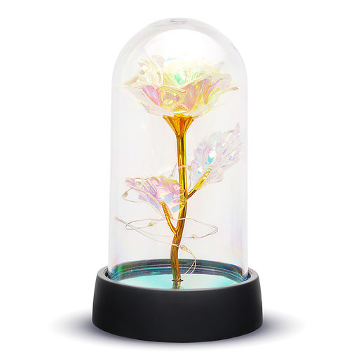 Светильник "Волшебный цветок" в коробке (желтый)