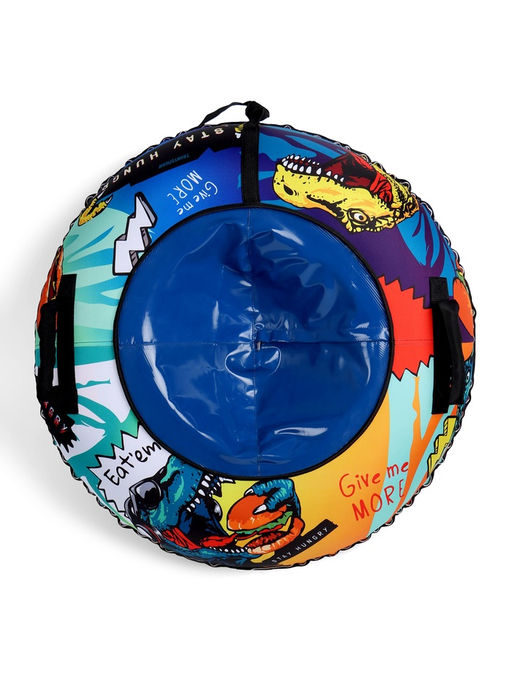 Тюбинг – ватрушка Burger, LED-подсветка, диаметр чехла 93 см, разноцветная