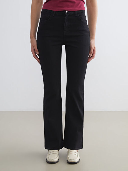 Flare Kad?n Jean Pantolon