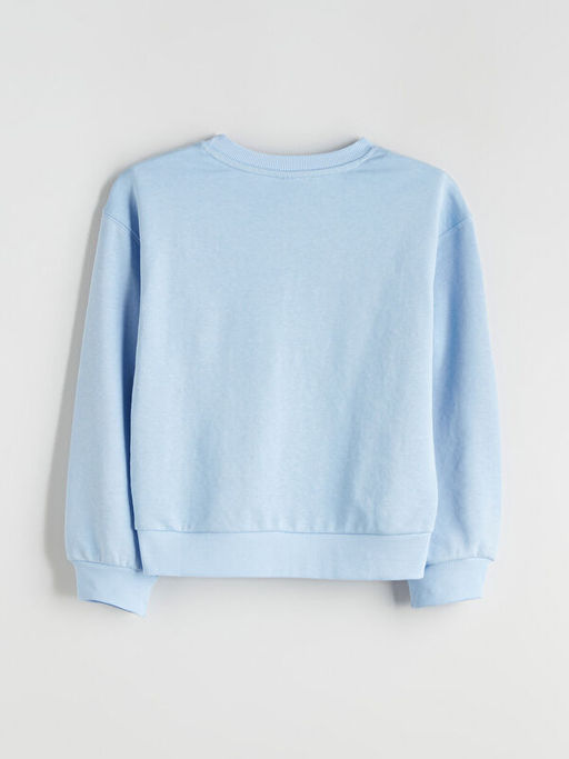 Bisiklet Yaka K?z ?ocuk Sweatshirt