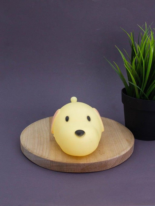 Ночник iLikeGift "Happy dog", yellow (12*11 см)