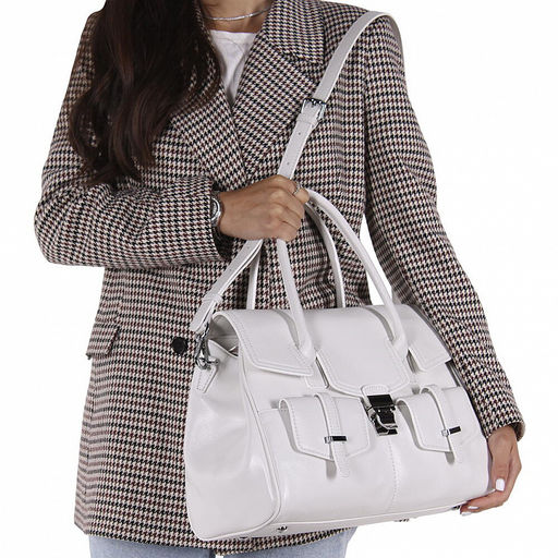 Сумка 2290Y white Polina&Eiterou