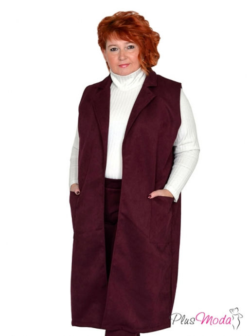 Жилет Модель №1400 размеры 44-84 - Plusmoda фото 12