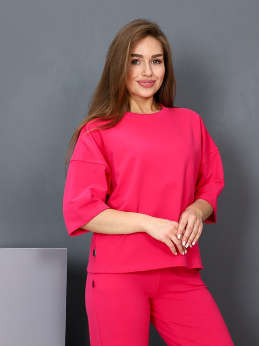 Костюм Женский из футера (2 нитка) цвет Малина - Амавес-текстиль фото 11