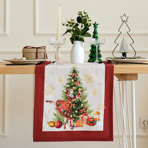 Дорожка новогодняя на стол «Этель» «Щелкунчик» 40×147 ± 5 см, 100% хл, саржа 190 г/м²