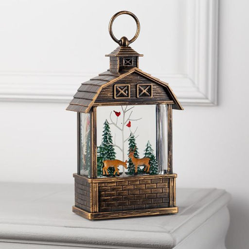 Светодиодная фигура «Олени в лесу» 14 × 24 × 8 см, пластик, батарейки ААх3 (не в комплекте), USB, свечение тёплое белое