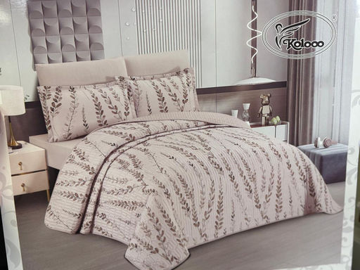 Одеяло стеганное с простыней на резинке и наволочками 4шт Koloco 192-2 192-2/07