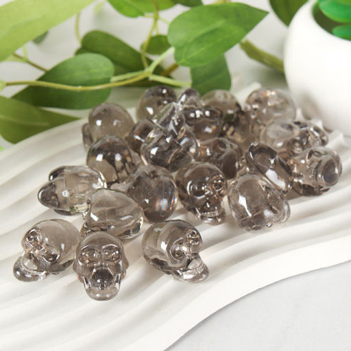 Декоративные камни 100г Череп / XM-36 /уп 200/ пластик - Галеонтрейд фото 2