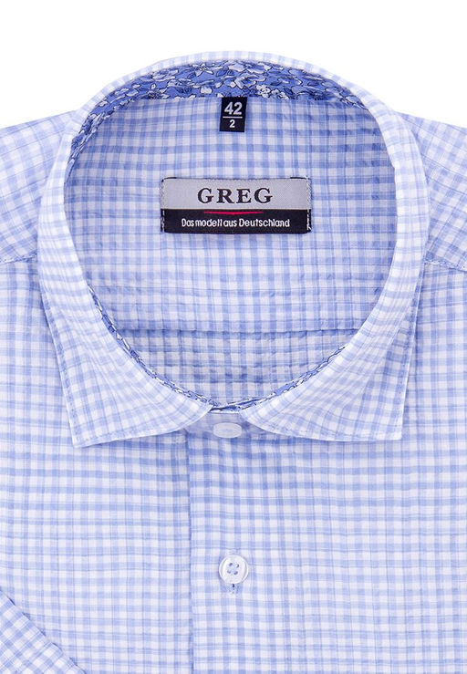 Сорочка мужская короткий рукав GREG Gb125/109/744/Z/1