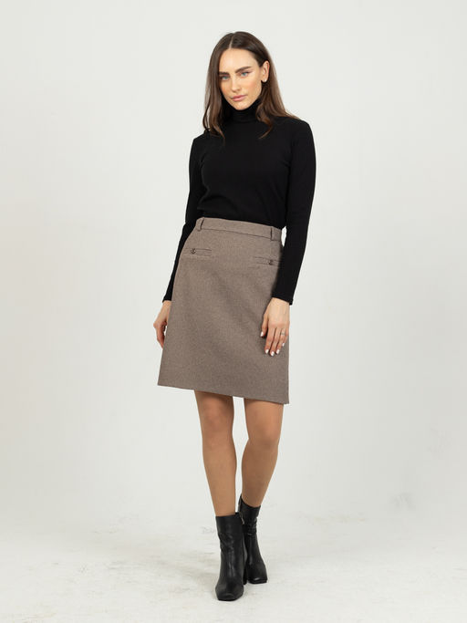 Юбка расклешенная в составе шерсть - Трика фото 3