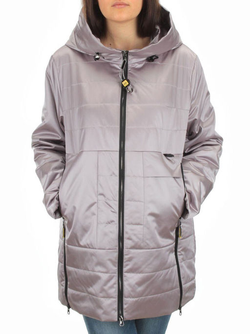 BM-1058 LILAC Куртка демисезонная женская АЛИСА (100 гр. синтепон) - Фабричный китай фото 2