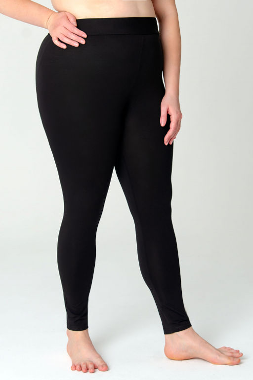 Арт. 394 Лосины длинные большого размера 60-66 (4 шт) Цвет:черный - Калинка фото 15