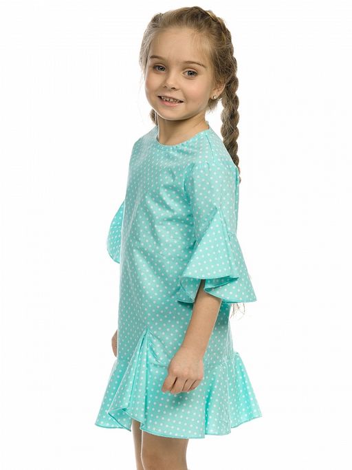 PELICAN, платье для девочек, Ментол