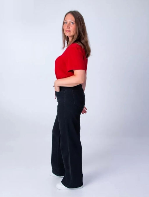 Джинсы плаццо, Артикул: 125153 - Liketon фото 2