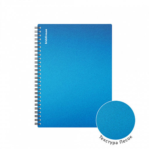 Цена за 2 шт. Тетрадь общая с пластиковой обложкой на спирали ErichKrause Ice Metallic, А5, 80 листов, клетка_MIX-PACK  фото 6