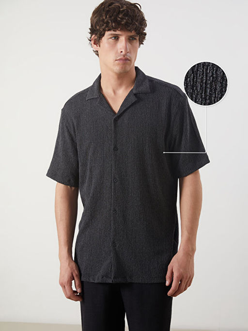 Regular Fit K?sa Kollu Arm?rl? Erkek G?mlek