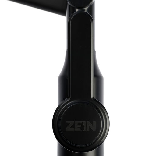 Смеситель для кухни ZEIN Z3705, регулируемый излив высотой 25 см, аэратор 2 режима, черный