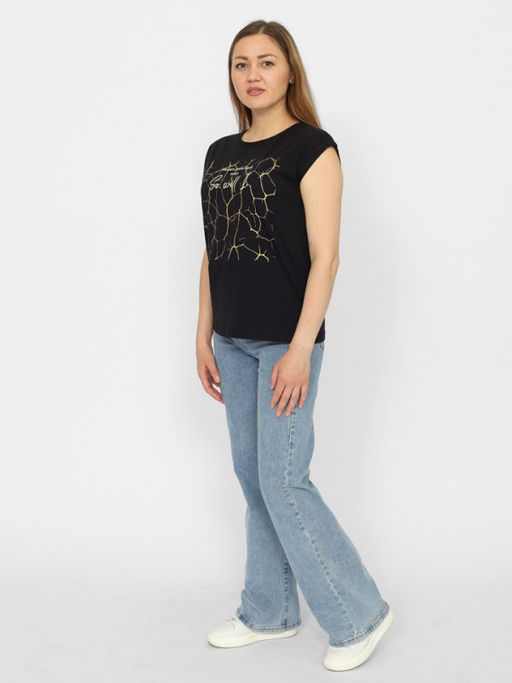 CRB wear/CSSW 60263-22 Футболка женская,черный/Ex.Cherubino  фото 3