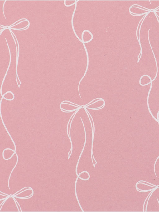 Цена за 10 шт. Бумага упаковочная глянцевая «Бантики», 70 × 100 см
