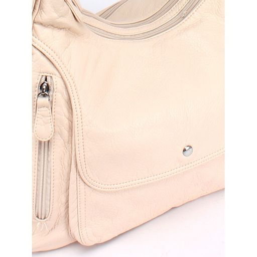 Сумка женская искусственная кожа Guecca-1676 (рюкзак change), 2отд, бежевый SALE 246927 - Adelia фото 4