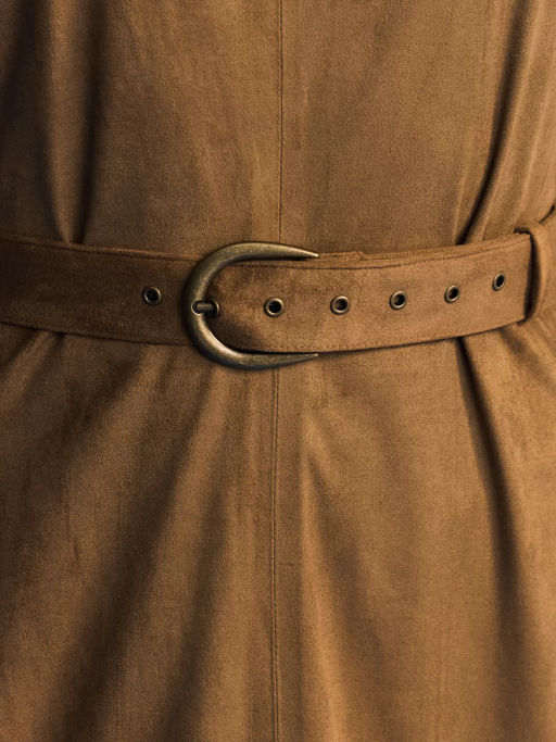 Платье миди с поясом / Zarina