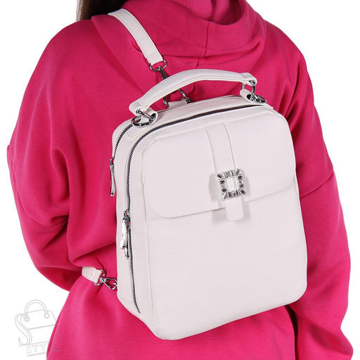 Рюкзак женский 69147 white Velina Fabbiano-Safenta/30 в Новосибирске