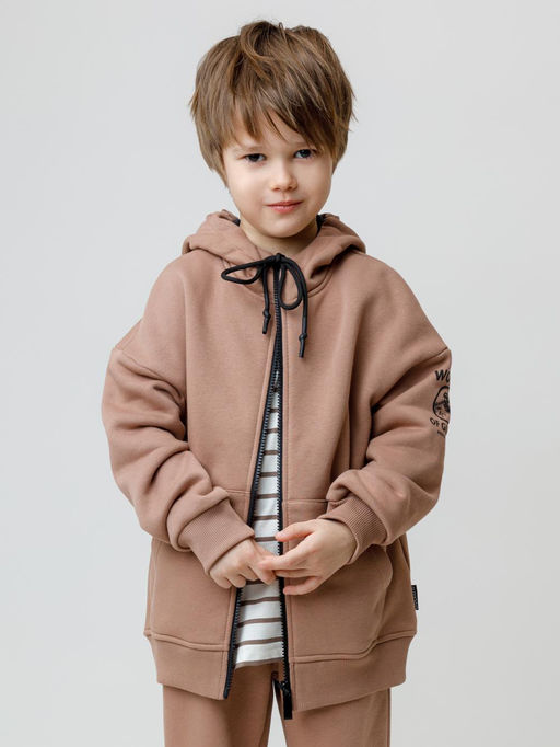 КР 302853/капучино 1321 к610 джемпер (толстовка) для мал