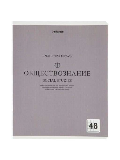 Тетради предметные 12 шт. 48 листов, справочная информация, 60 г, пастельные