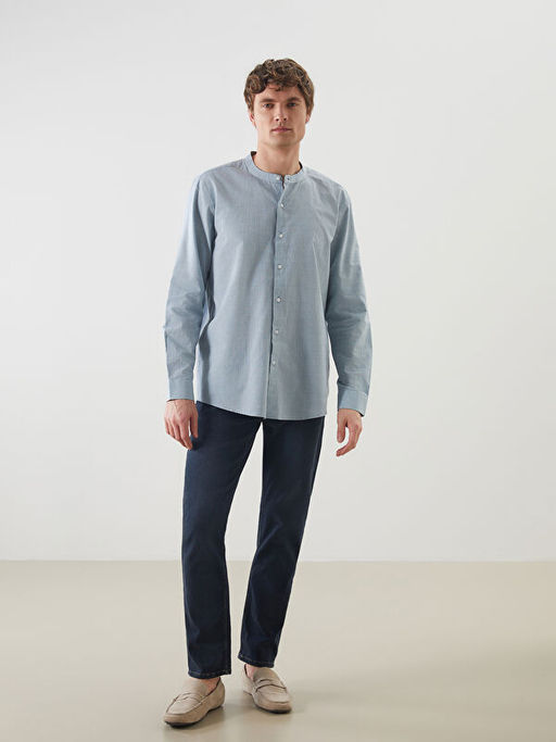 Regular Fit Uzun Kollu Poplin Erkek G?mlek