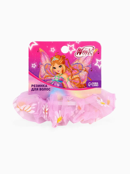 Цена за 2 шт. Резинка для волос «Ромашка» сиреневая, Винкс