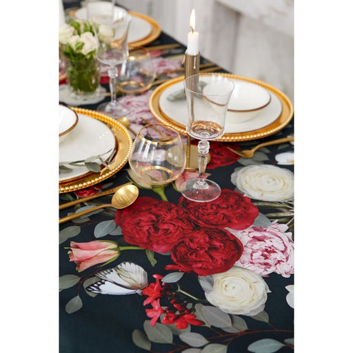 Скатерть Этель Flowers 220х147 см, 100% хлопок, саржа 190 г/м2  фото 5