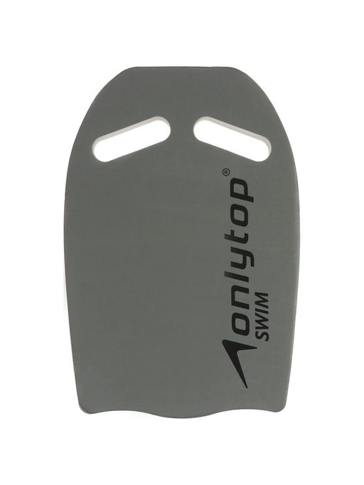 Доска для плавания ONLYTOP, 40×27.5×3.5 см, серая