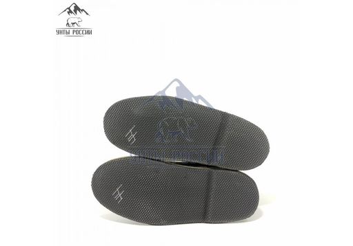 Мини-монголки мужские коричневые, войлочная подошва,