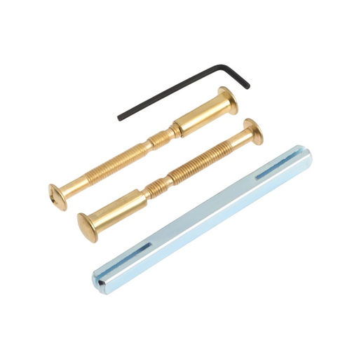 Ручки на планке LOCKLAND 002, м/о 55 мм, цвет золото