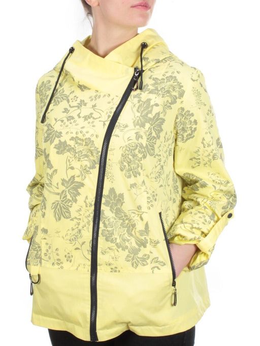 F3938 YELLOW Ветровка женская CO-COCOPINE (85% хлопок, 15% полиэстер) - Fashion фото 3