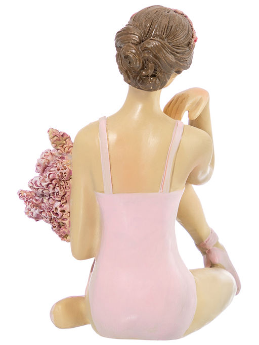 Статуэтка 11*7,5*12,5 см Балерина с цветами в розовом  - Elan gallery фото 22