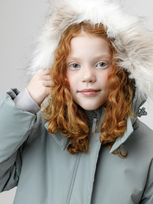 ВК 38107/11 ГР пальто для дев - Crockid фото 3