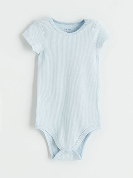 Bisiklet Yaka Erkek Bebek ??t??tl? Body 2li