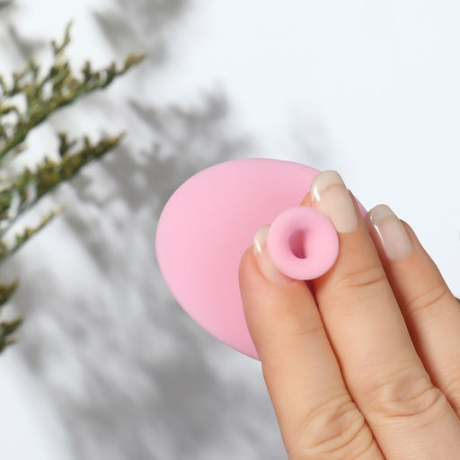 Цена за 5 шт. Щётка для умывания «Овал» на присоске, 6.3×5 см, МИКС