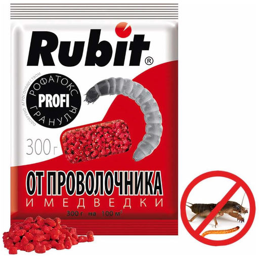 РОСТИ RUBIT РОФАТОКС Гранулы от медведки 300 гр 61394