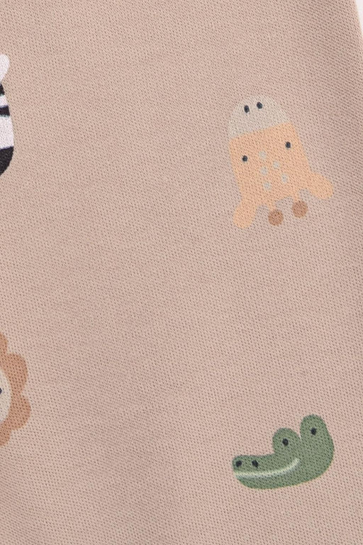 Crockid _ К 400220/темно-бежевый,зоопарк ползунки яс  фото 2