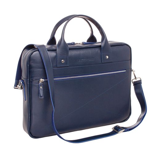 Деловая сумка Bartley Dark Blue/Black - Lakestone фото 23