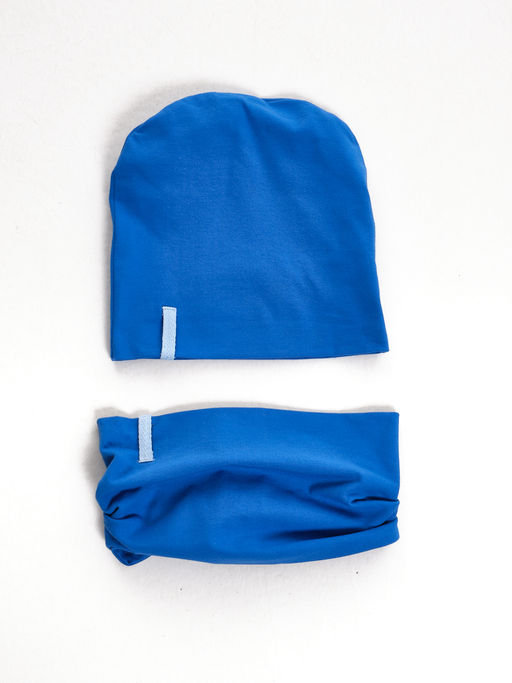 Комплект (шапка+снуд) UD 3017 син/электрик